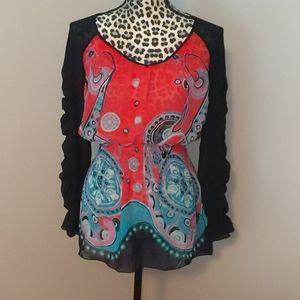 💜💜BISOU BISOU MICHELE BOHBOT BLOUSE💜💜